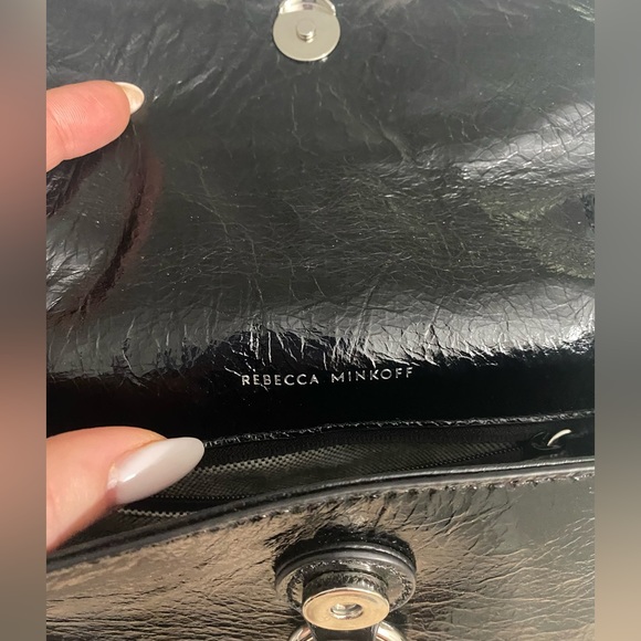 NWT Rebecca Minkoff Shearling Stella Crossbody - Picture 8 of 13